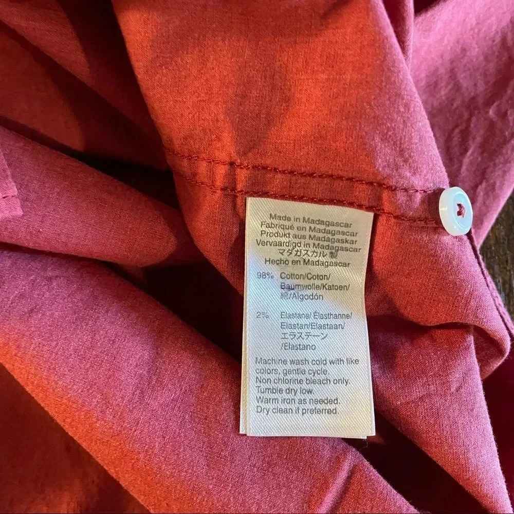 JCrew red button down  - Picture 7 of 14